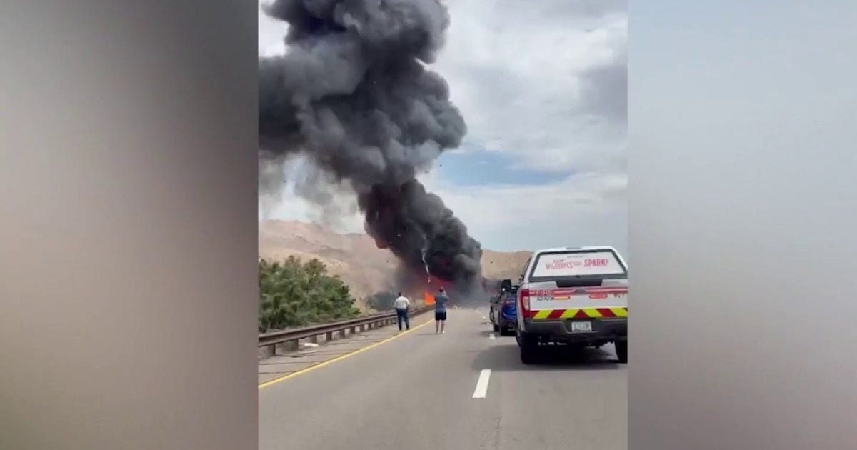 Round Valley Fire destroys man's RV on State Route 87