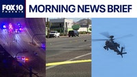 Crash leaves AZ officer hurt | Morning News Brief
