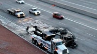 Tow truck driver killed in fiery crash on Loop 101
