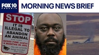 Cats abandoned outside Valley animal shelter amid extreme heat; 'Elf' actor arrested l Morning News Brief