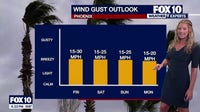 This week's warm-up peaks on Thursday in Phoenix