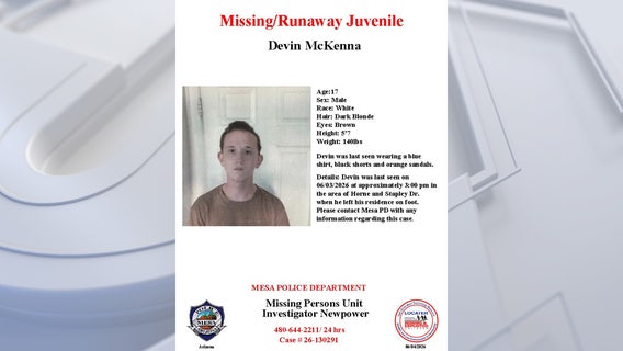 Arizona missing persons cases - 2026