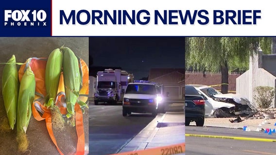 Alleged Arizona corn thief caught; 2 dead, 2 hurt in Mesa shooting l Morning News Brief