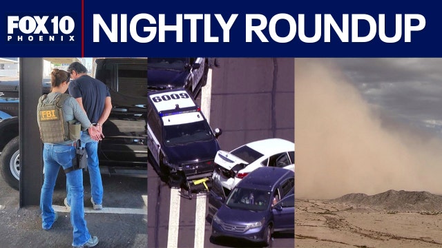 Monsoon season starts; Phoenix freeway pursuit ends in crash | Nightly Roundup