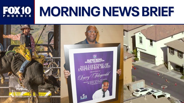 Bull rider killed in East Valley motorcycle crash; Larry Fitzgerald's father dies l Morning News Brief