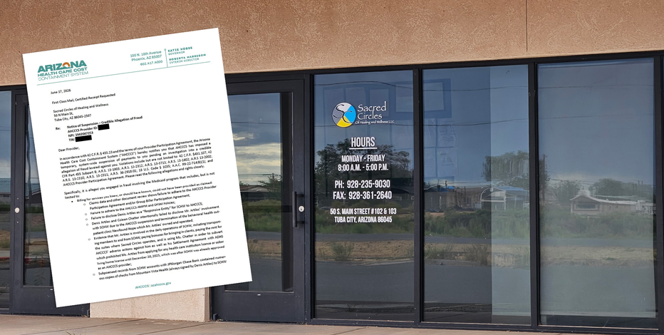 Arizona behavioral health clinic suspended for allegations of Medicaid fraud, ties to terminated provider