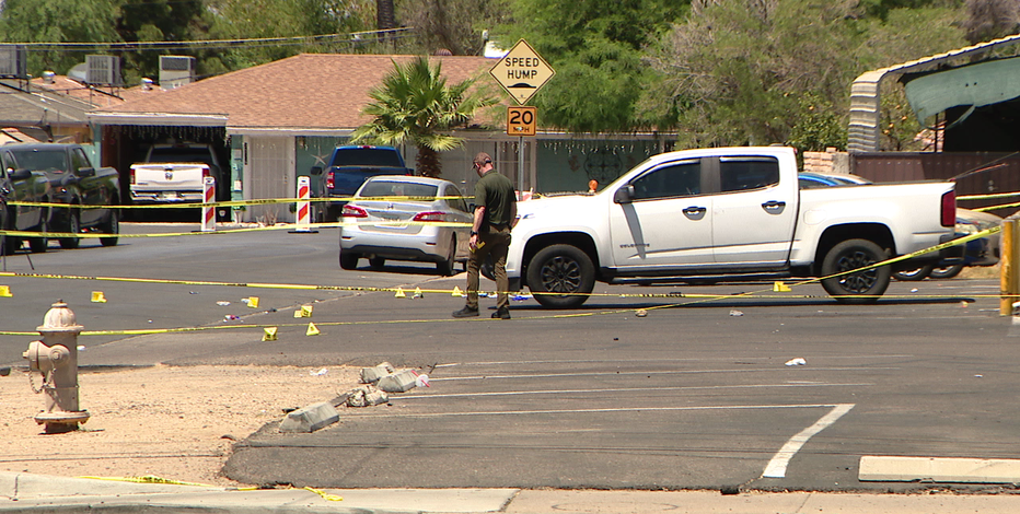 4 young men shot after alleged argument leads to shootout in Phoenix