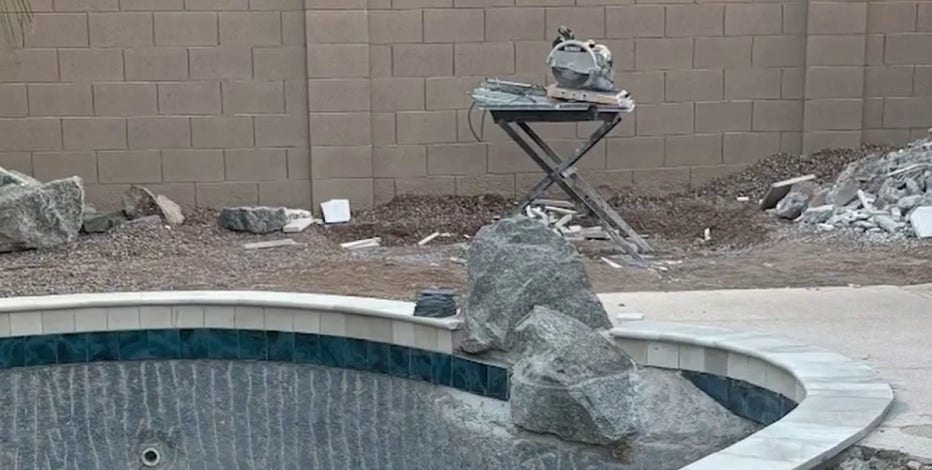 Scottsdale pool contractor accused of leaving Arizona homeowners with unfinished projects
