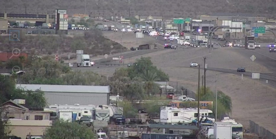 Dump truck driver killed in I-10 rollover crash