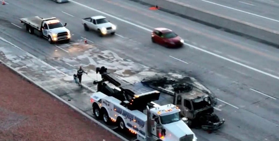 Tow truck driver killed in fiery crash on Loop 101