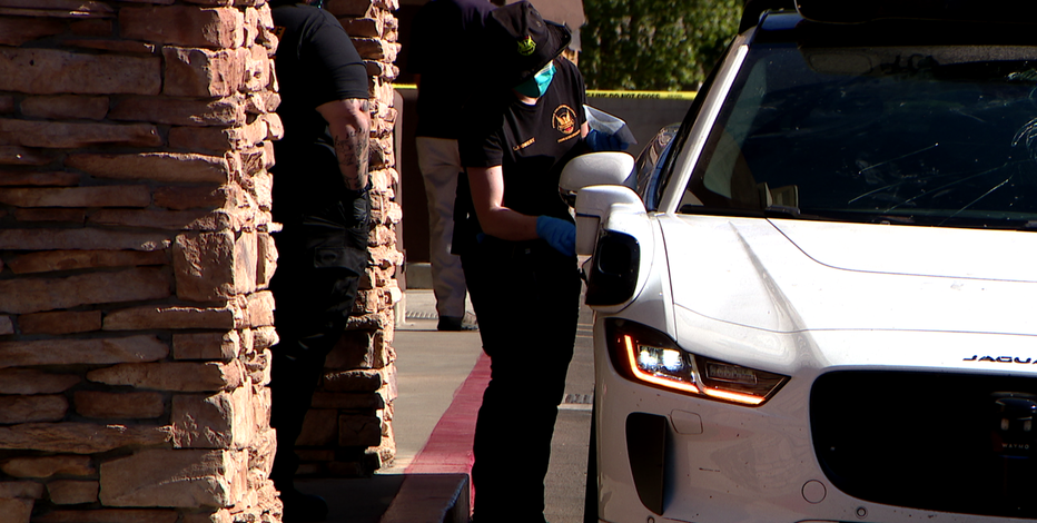 Phoenix bar brawl leaves man fighting for his life, Waymo car smashed