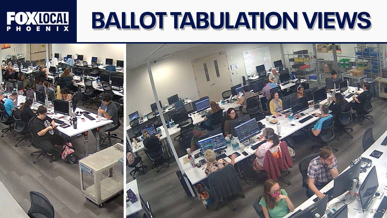 LIVE: 2026 Arizona primary election: How to watch ballot counting video feeds, track county results