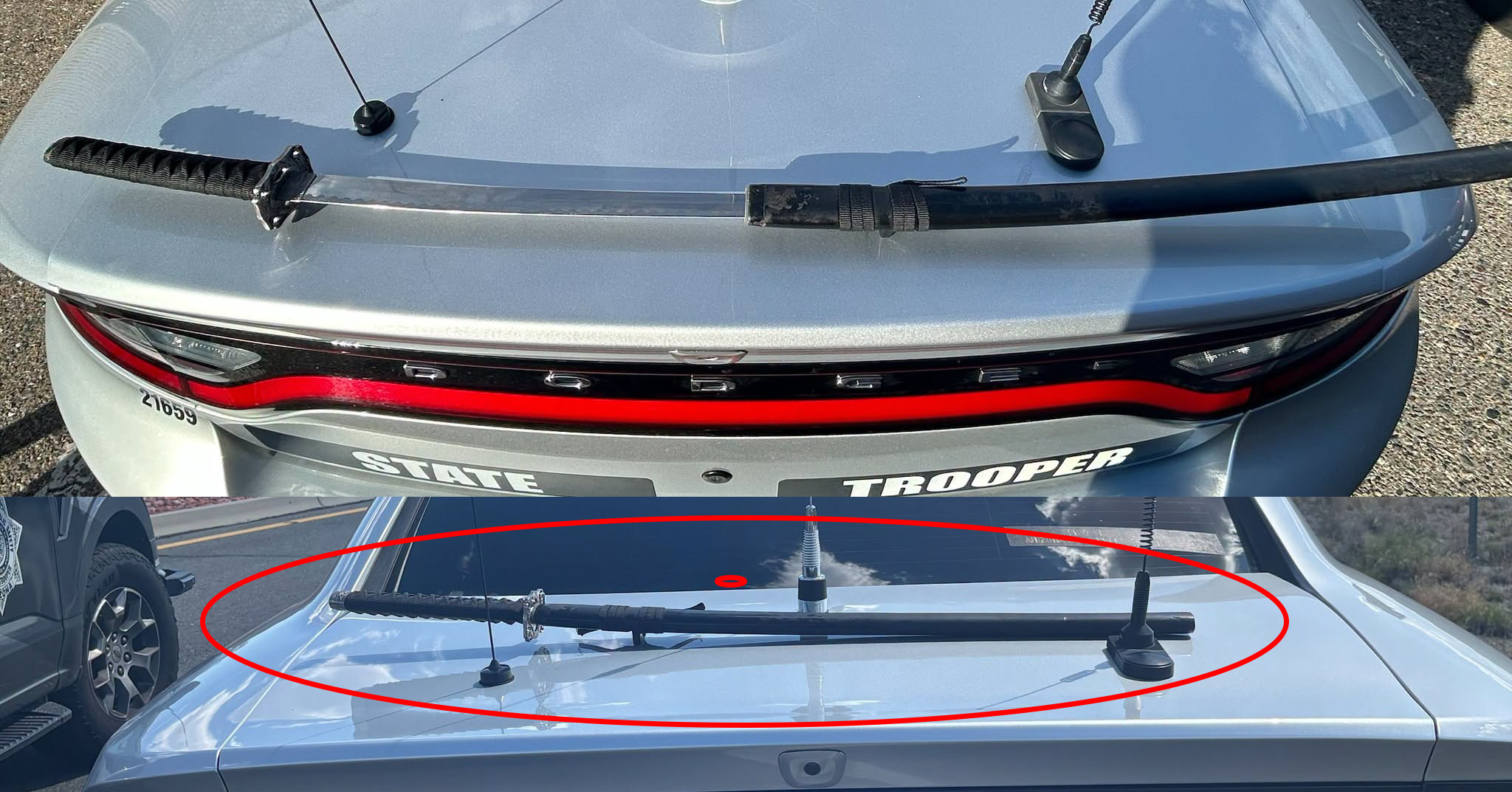 Highway samurai: Sword-swinging felon captured by Arizona State Troopers