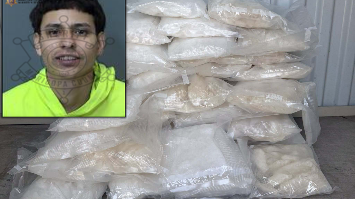 Meth dealer busted with 42 pounds of drugs as he tried to flee to Mexico: Phoenix PD