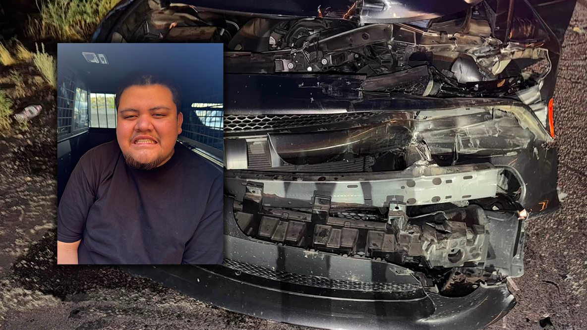 Suspected drunken driver slams into parked San Carlos Apache police cruiser