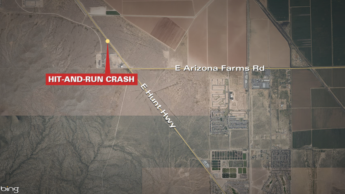 Hunt Highway closed in San Tan Valley due to deadly hit-and-run crash, PCSO says