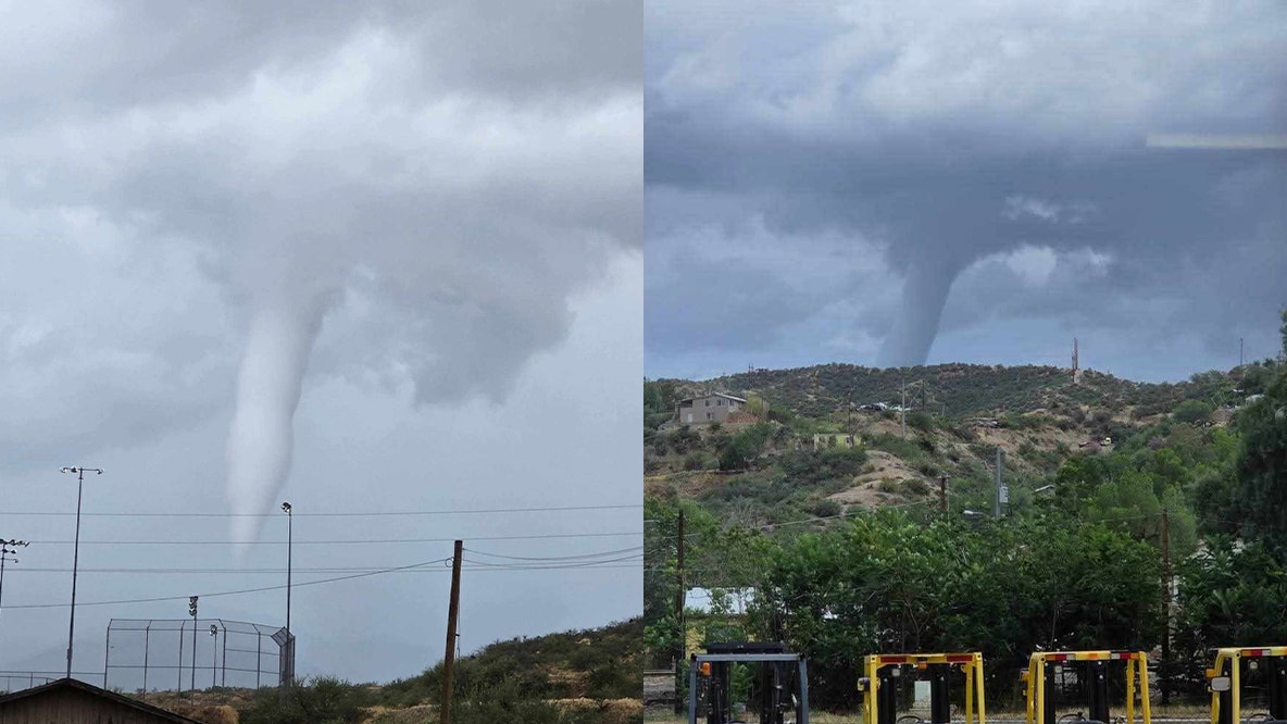 PHOTOS: Funnel cloud spotted in Globe as monsoon storms continue