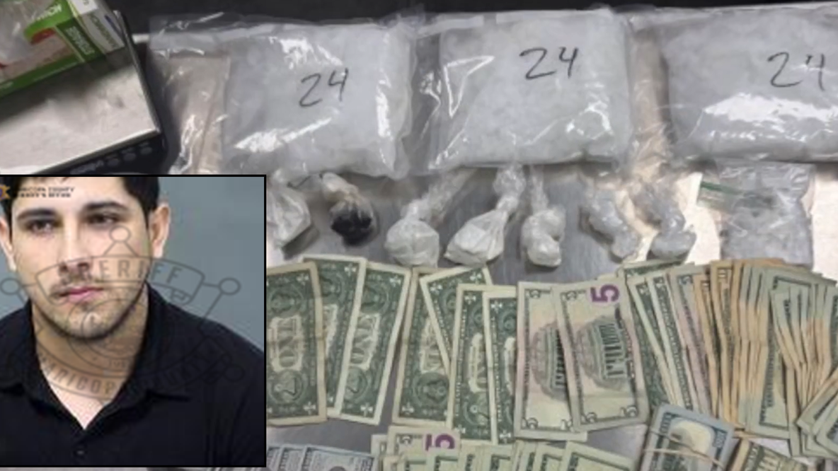 Mesa traffic stop turns up massive haul of meth, fentanyl and cash — suspect arrested after home raid