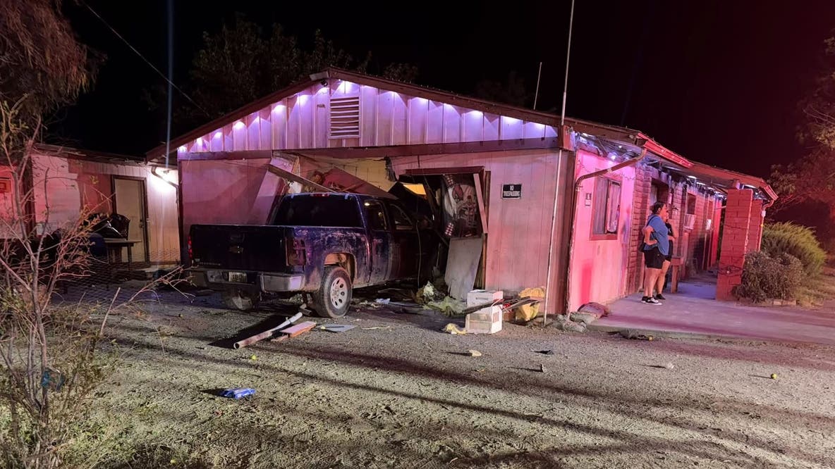 Truck plows into Arizona home, injuring resident after separate 'serious' crash minutes earlier