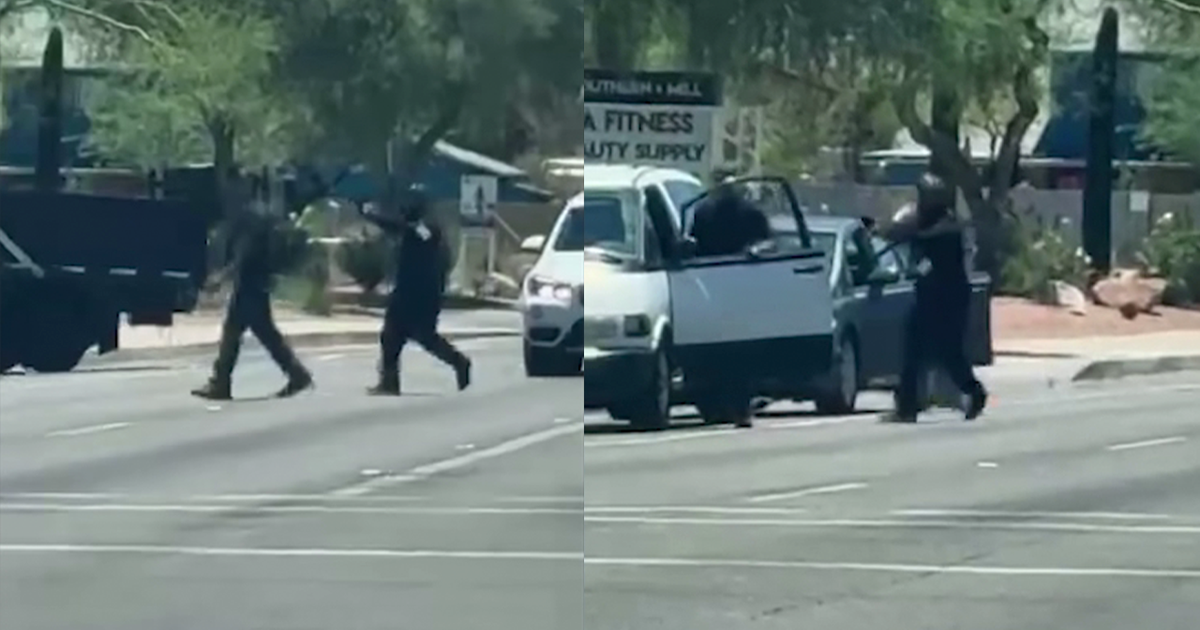 A road rage situation escalated in Tempe when a man pointed a handgun at a driver who had just been involved in a rear-end crash.