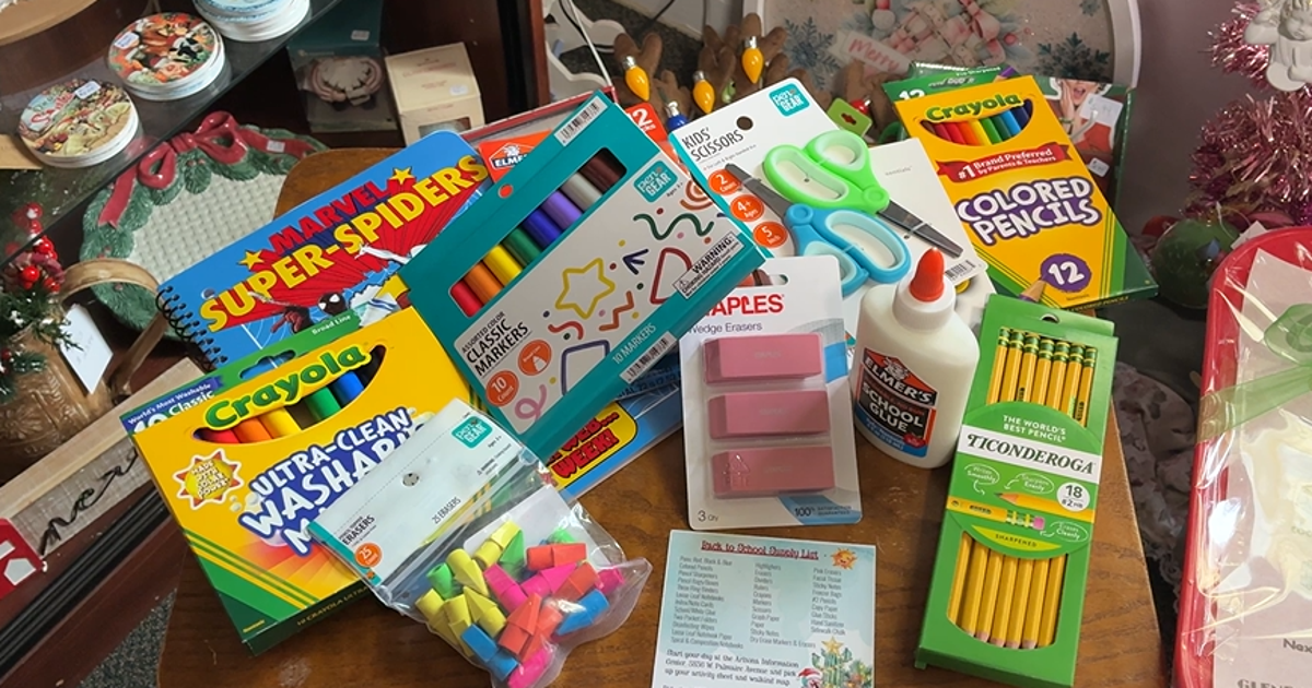 Glendale Christmas in July event raises school supplies for local students