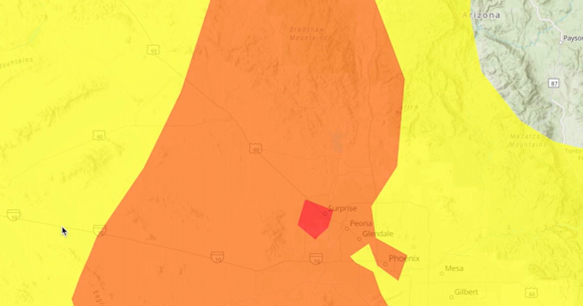 Poor air quality reported across Phoenix, surrounding Arizona cities, EPA warns