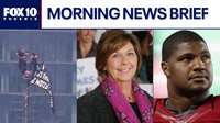 Protesters climb Empire State Building; new details on Nancy Guthrie ransom notes l Morning News Brief