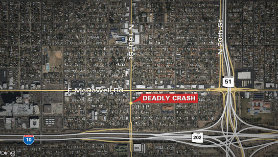 Pedestrian killed in early morning Phoenix crash