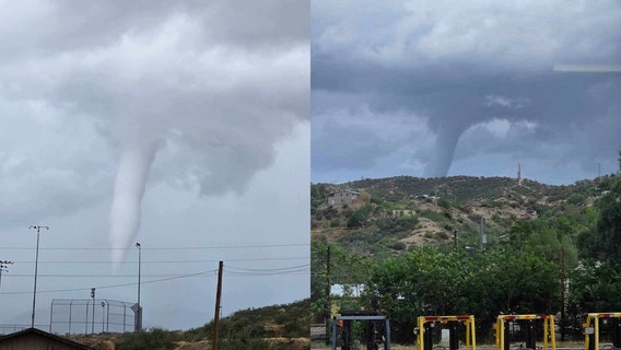 PHOTOS: Funnel cloud spotted in Globe as monsoon storms continue