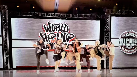 Gilbert hip-hop dance group KODE competing at World Championship