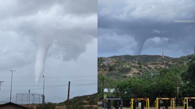 PHOTOS: Funnel cloud spotted in Globe as monsoon storms continue