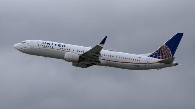 United Airlines flight to Phoenix lands at Luke Air Force Base due to severe weather