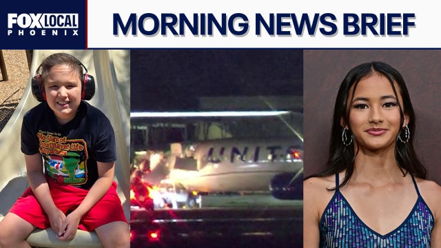 United flight lands at Luke Air Force Base; 'Godzilla' actress dies in car accident l Morning News Brief