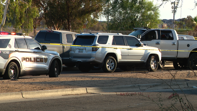 Driver dead after ramming Glendale police cars