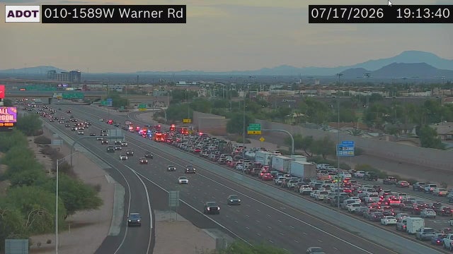 Wrong-way crash shuts down eastbound I-10 near Ahwatukee
