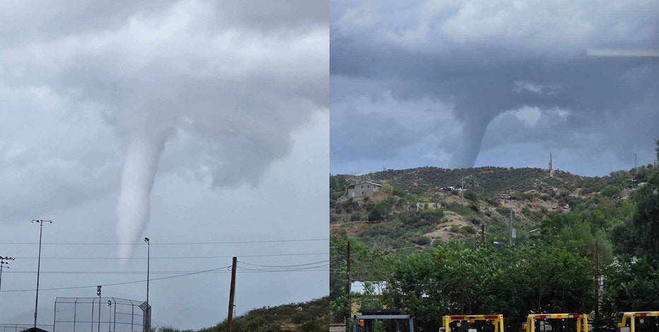 PHOTOS: Funnel cloud spotted in Globe as monsoon storms continue
