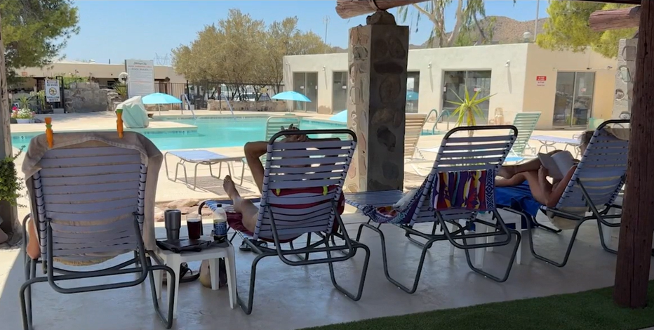Extreme heat drives residents to Arizona nudist community pool