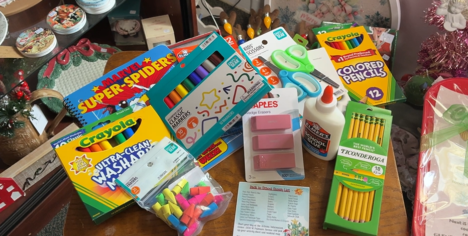 Glendale Christmas in July event raises school supplies for local students