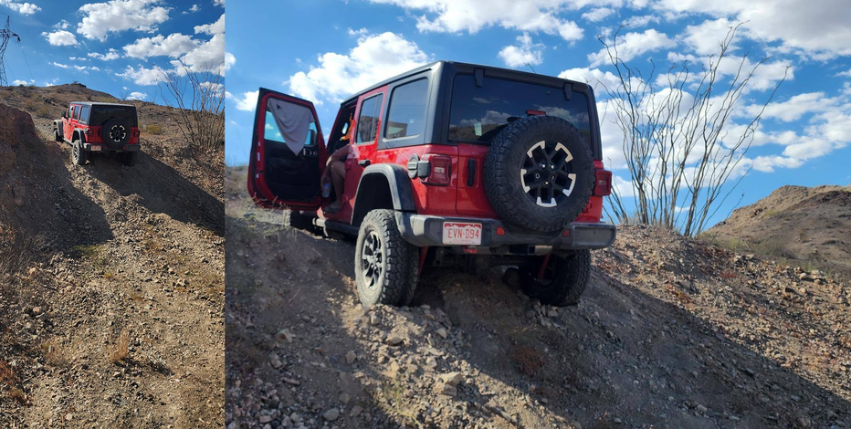 Father and son trek 5 hours without water after getting rental Jeep stuck in remote Arizona desert