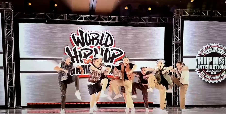 Gilbert hip-hop dance group KODE competing at World Championship