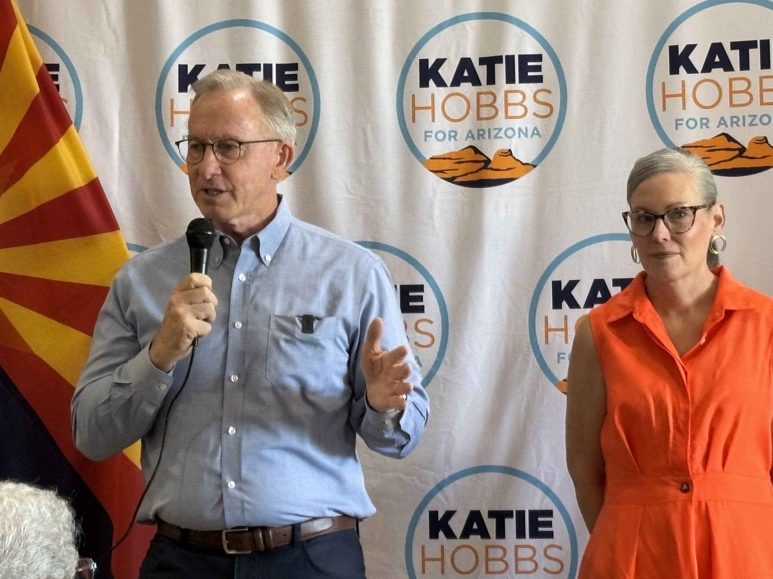 Katie Hobbs, John Giles launch joint Arizona campaign for governor, lieutenant governor
