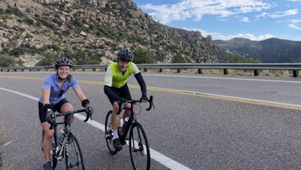Arizona father and daughter join Massachusetts bike ride to raises funds for cancer research