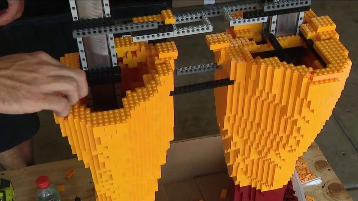Life-size Lego Sparky statue coming to Tempe's Mill Avenue