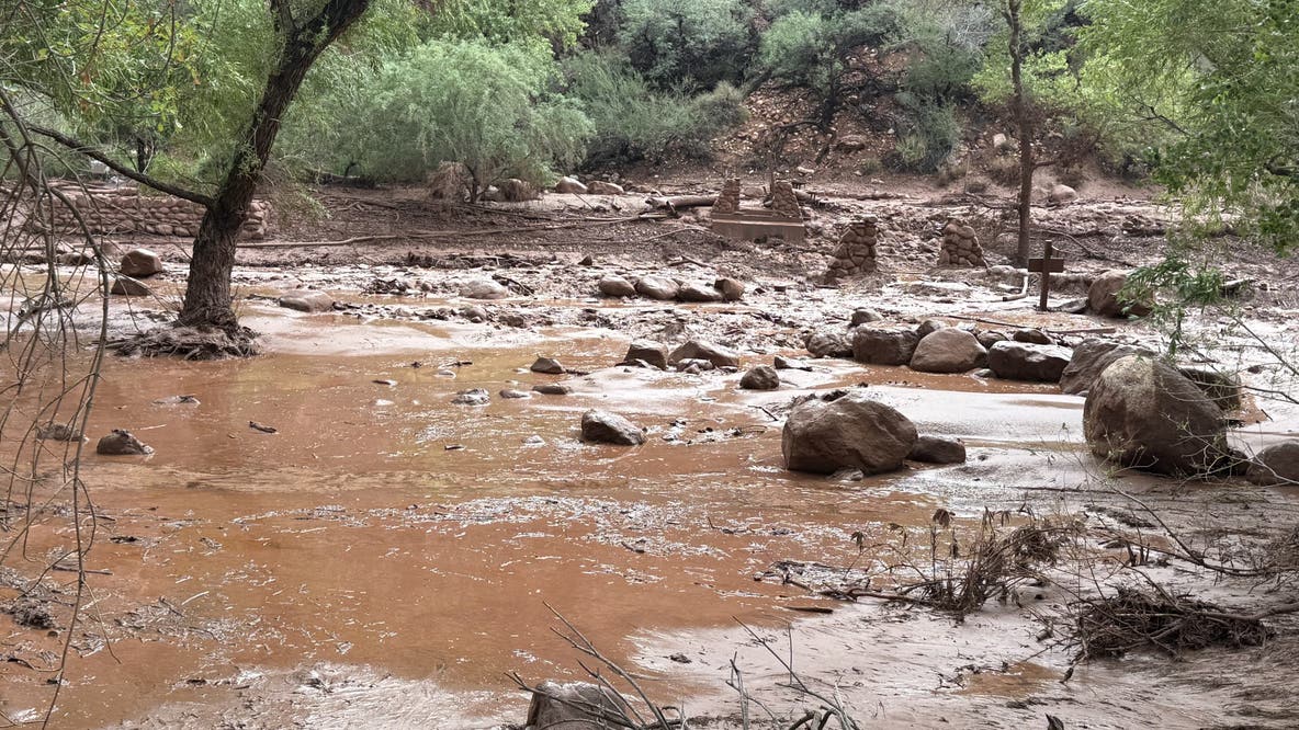 Grand Canyon flash flooding triggers emergency evacuations amid Arizona monsoon