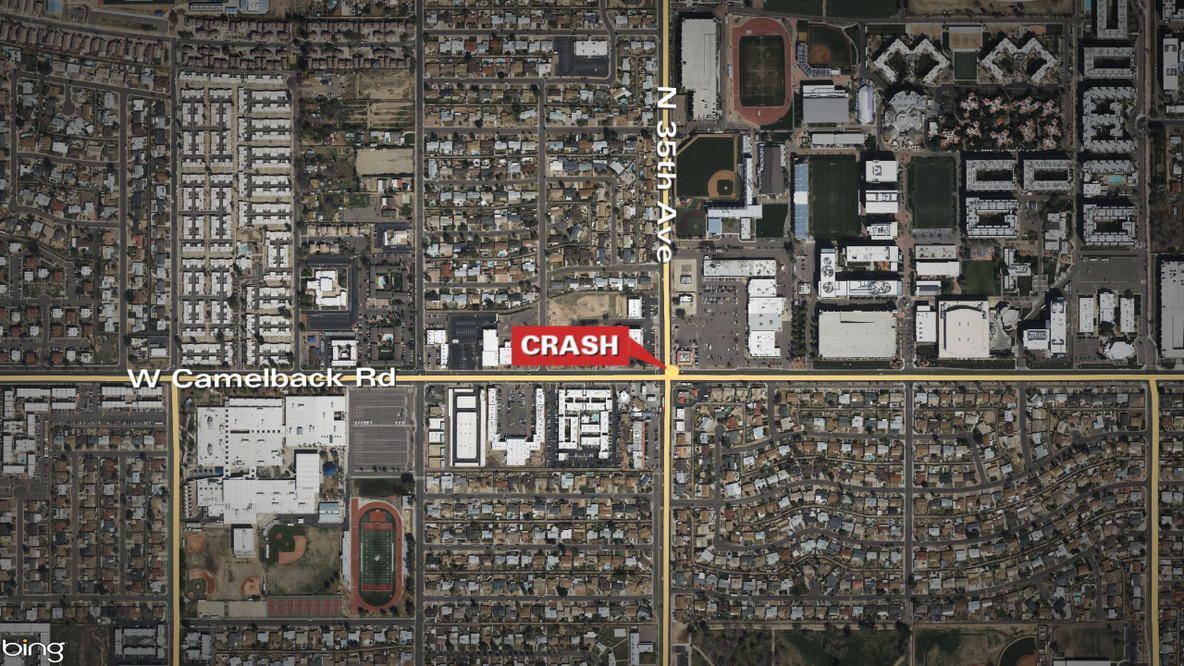 Phoenix motorcycle crash leaves man badly hurt