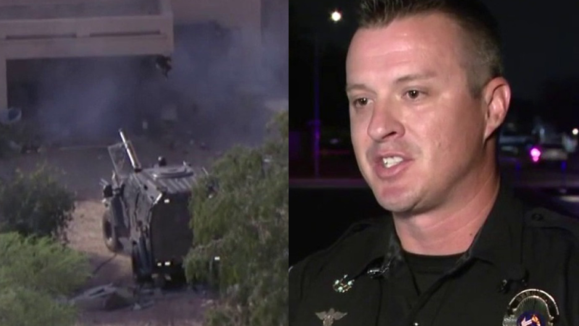 Glendale suspect dead after barricading himself, shooting at police officers