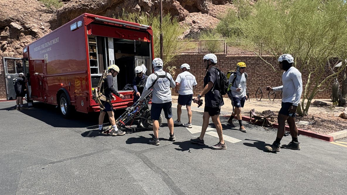 Overheated child rescued during family hike on Phoenix trail