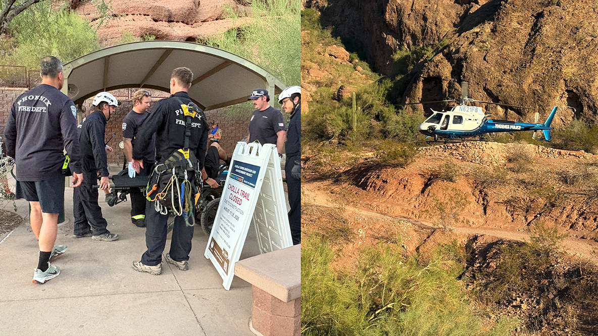 Three hikers rescued from Phoenix trails in single day as extreme heat returns