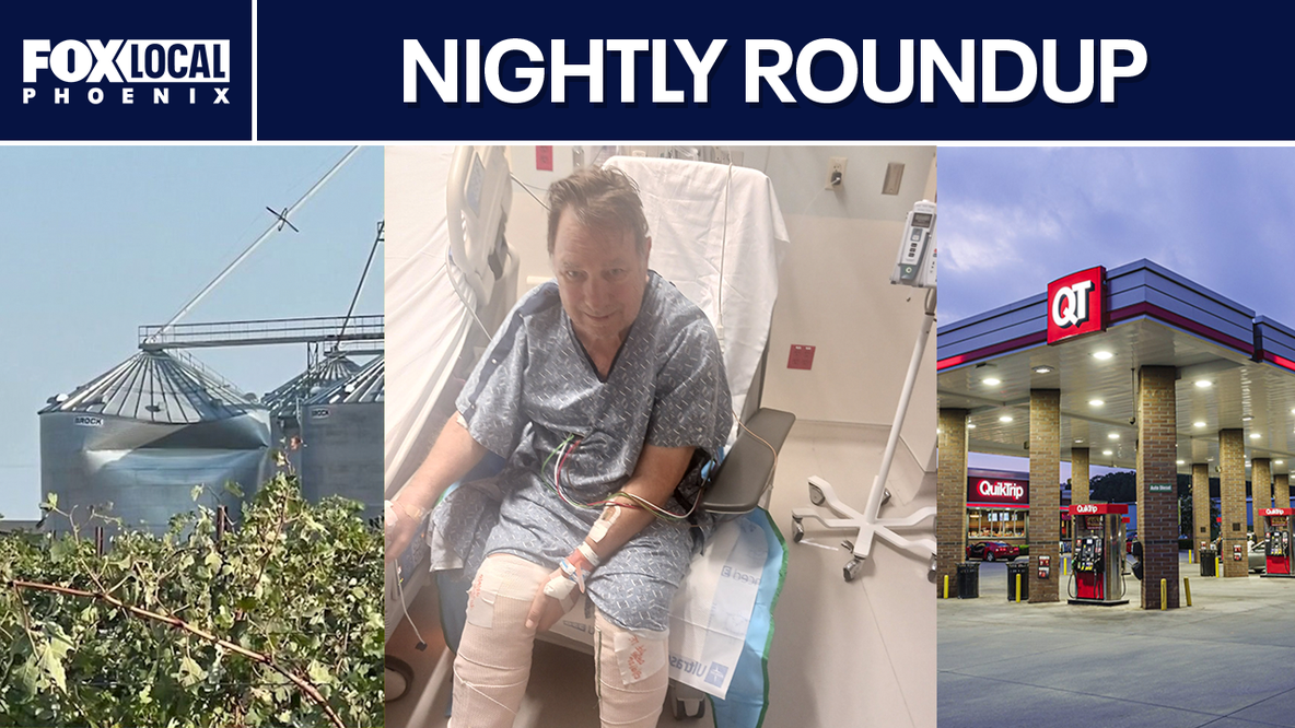Fired Phoenix officers appear in court; 88 mph winds hit Arizona winery | Nightly Roundup