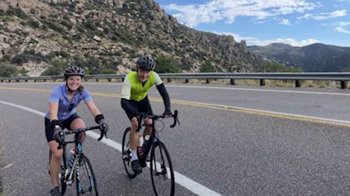 Arizona father and daughter join Massachusetts bike ride to raises funds for cancer research